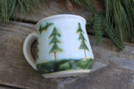 Load image into Gallery viewer, Holly and Evergreens Mug, 18 oz
