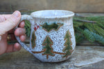 Load image into Gallery viewer, Seconds Sale! Holly and Evergreens Mug, 18 oz
