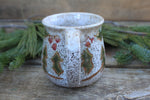 Load image into Gallery viewer, Seconds Sale! Holly and Evergreens Mug, 18 oz

