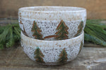 Load image into Gallery viewer, Evergreen and Snowy Cabin Bowls - sold separately
