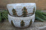 Load image into Gallery viewer, Evergreen and Snowy Cabin Bowls - sold separately
