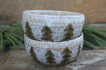 Load image into Gallery viewer, Evergreen and Snowy Cabin Bowls - sold separately
