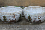 Load image into Gallery viewer, Evergreen and Snowy Cabin Bowls - sold separately
