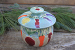 Load image into Gallery viewer, Root for Vegetables Lidded Jar
