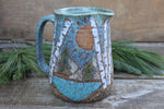 Load image into Gallery viewer, Birch Trees and Evergreens Pitcher, 48 oz

