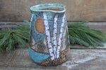 Load image into Gallery viewer, Birch Trees and Evergreens Pitcher, 48 oz
