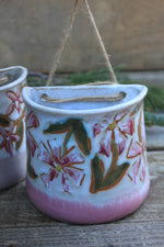 Load image into Gallery viewer, Seconds Sale! Floral Fun Flat Back Hanging Vase - sold separately
