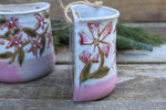 Load image into Gallery viewer, Seconds Sale! Floral Fun Flat Back Hanging Vase - sold separately
