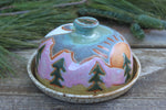 Load image into Gallery viewer, Evergreen Dreams Lidded (Butter) Dish
