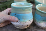 Load image into Gallery viewer, Thumbprint Cups -  River Birch, sold separately, 15 oz
