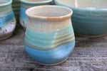 Load image into Gallery viewer, Thumbprint Cup - Ocean Horizon, 14 oz
