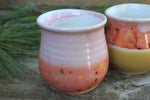 Load image into Gallery viewer, Thumbprint Cup, Blush and Coral, 14 oz

