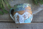 Load image into Gallery viewer, Glacial River Sunset Mug, 17 oz
