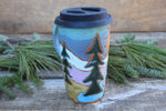 Load image into Gallery viewer, Evergreen Dreams Handled Travel Mug, 19 oz
