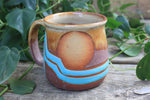 Load image into Gallery viewer, Retro Horizon Sunset Line Mug, 15 oz
