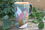 Load image into Gallery viewer, Desert Mountain Days Handled Travel Mug, 17 oz
