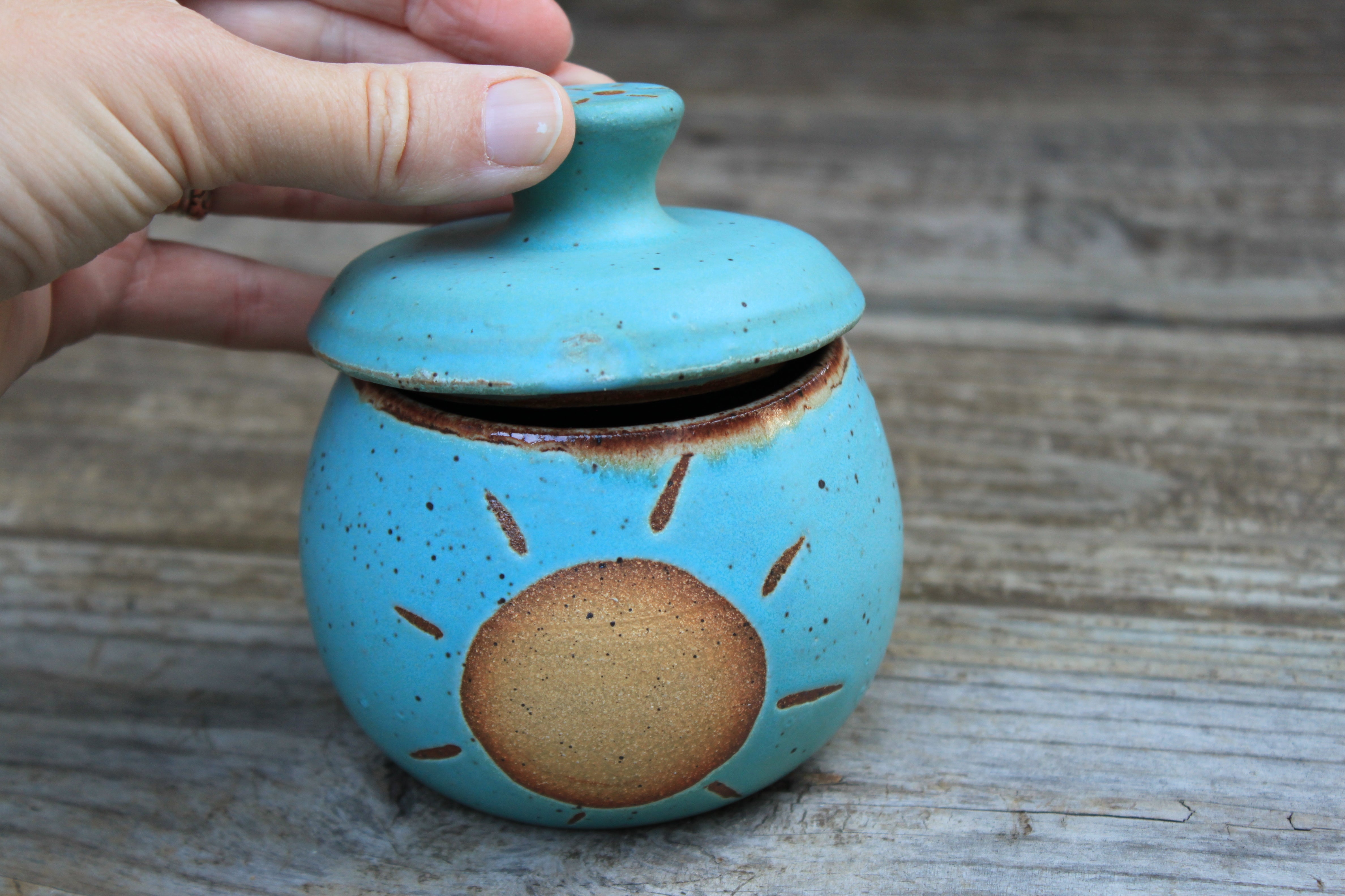 Sunny Days Mini Lidded Jar