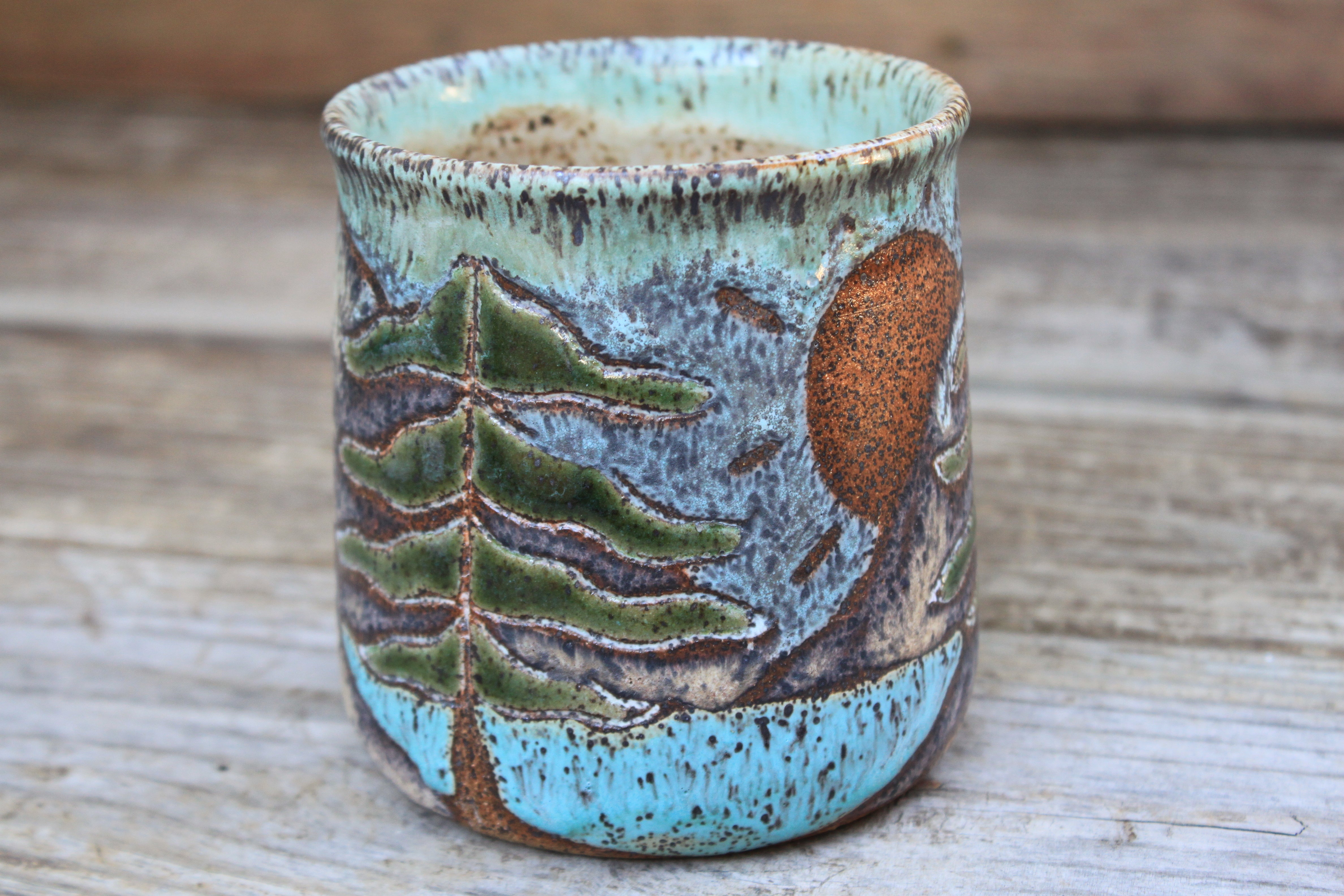 Redwood National Park Days Carved Mug, 20 oz