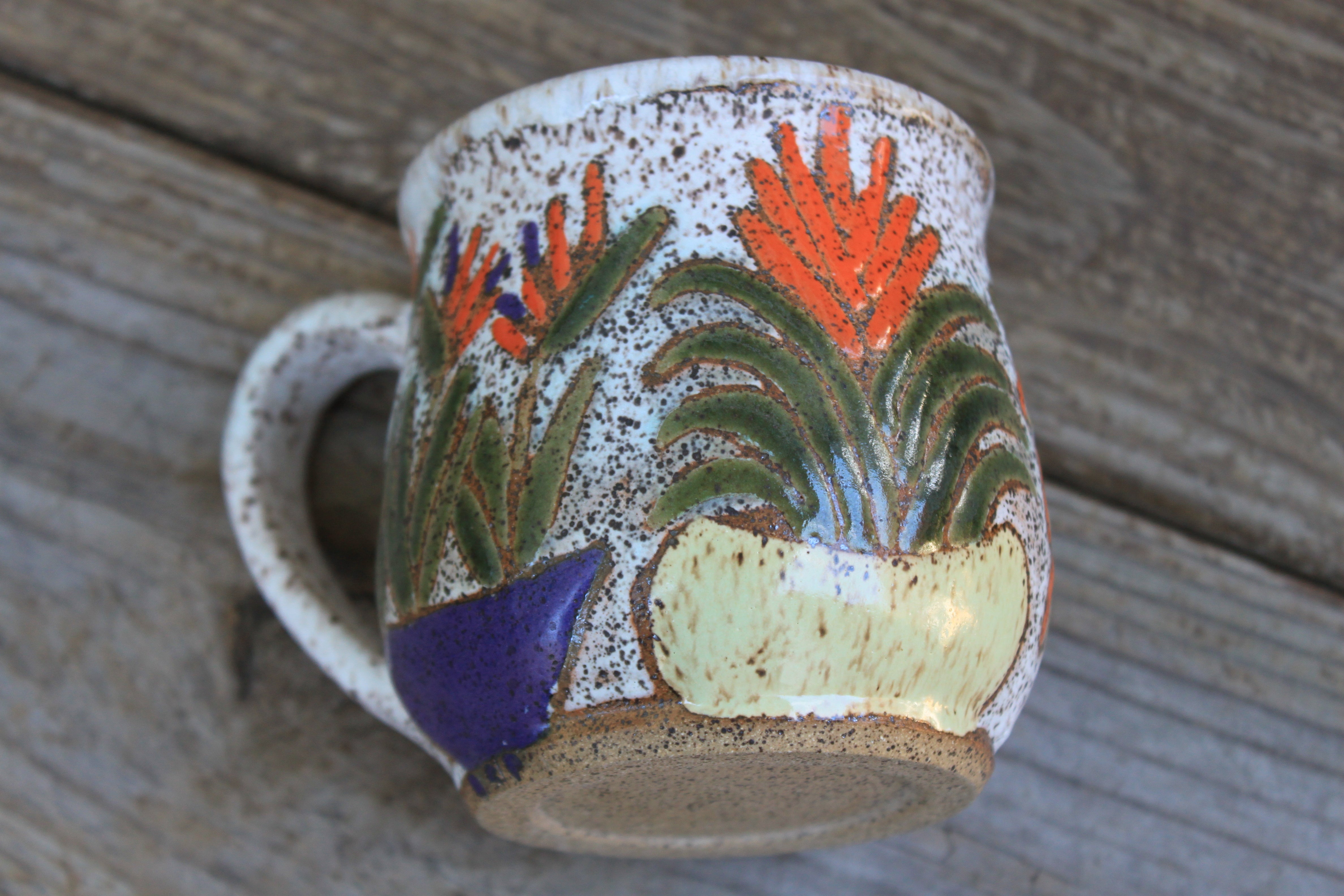 Tropical Houseplant Party Mug, 18 oz