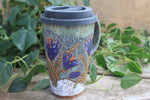 Load image into Gallery viewer, Crocus Celebration Handled Travel Mug, 16 oz
