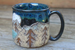 Load image into Gallery viewer, Acadia National Park Coastal Nights Carved Mug, 19 oz
