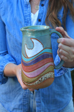 Load image into Gallery viewer, Rainbow Fields Forever Pitcher, 42 oz
