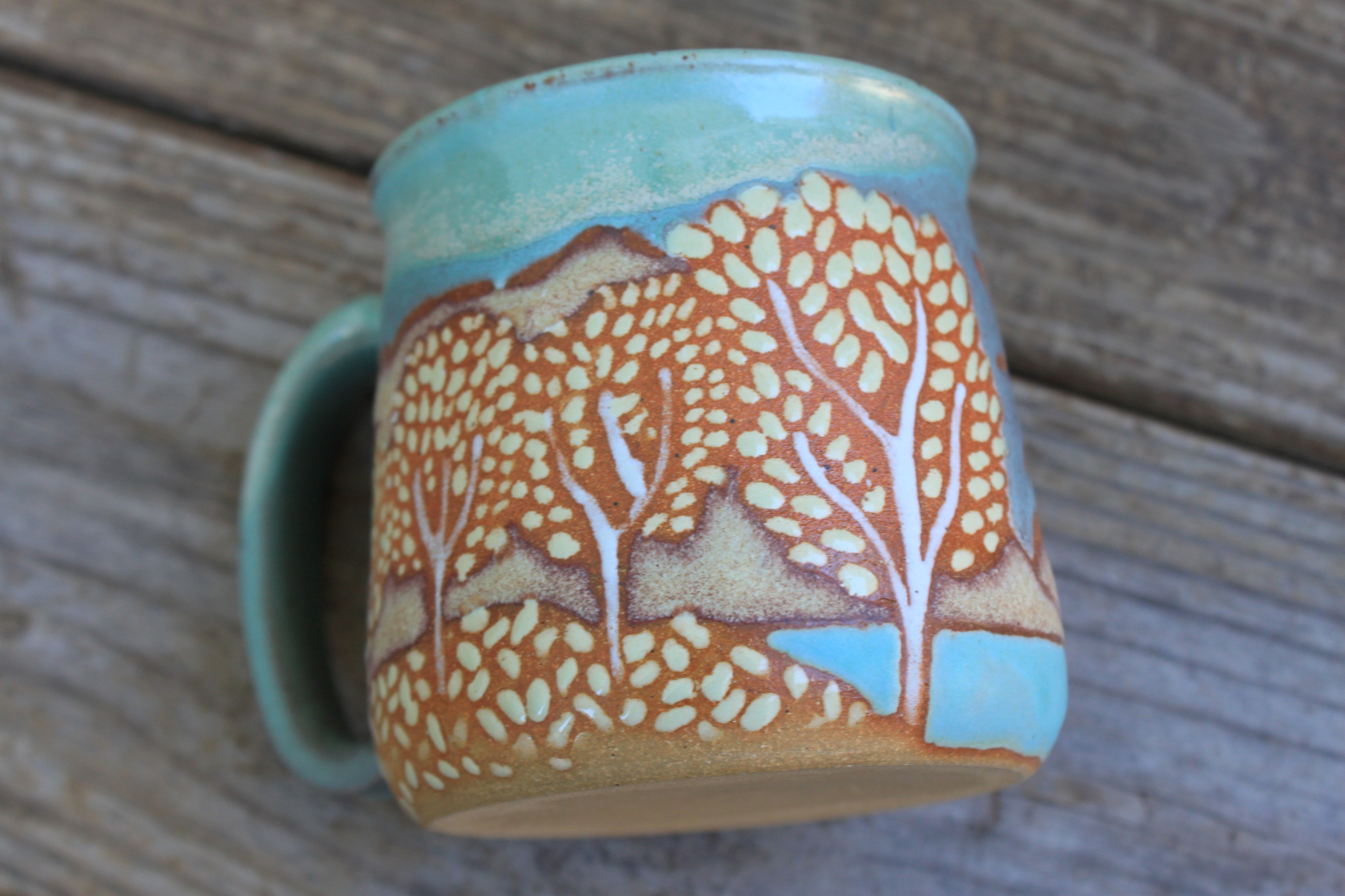 Fall Foliage and Glacial Lake Days Mug, 18 oz