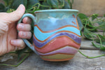 Load image into Gallery viewer, Rainbow Fields Forever Mug, 17 oz
