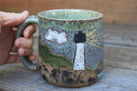 Load image into Gallery viewer, Acadia National Park Stony Coastal Cliffs Mug, 18 oz
