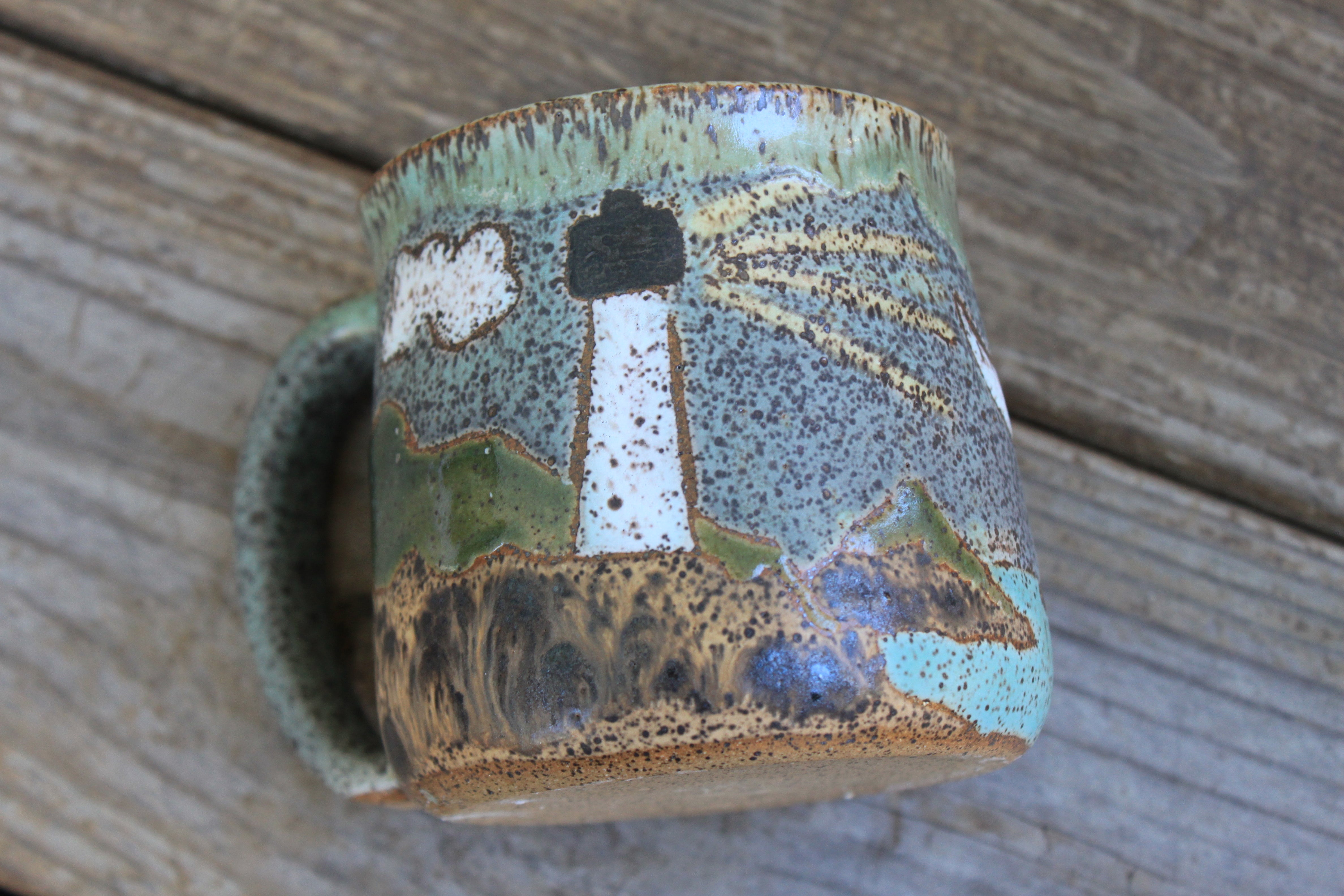 Acadia National Park Stony Coastal Cliffs Mug, 18 oz