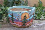 Load image into Gallery viewer, Rainbow Fields and Evergreen Dreams Mixing Bowl
