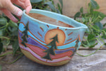 Load image into Gallery viewer, Rainbow Fields and Evergreen Dreams Mixing Bowl
