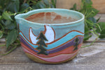 Load image into Gallery viewer, Rainbow Fields and Evergreen Dreams Mixing Bowl
