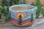 Load image into Gallery viewer, Rainbow Fields and Evergreen Dreams Mixing Bowl
