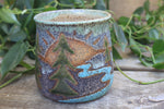 Load image into Gallery viewer, Glacial River Sunset Mug, 19 oz

