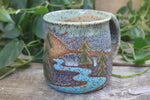 Load image into Gallery viewer, Glacial River Sunset Mug, 19 oz
