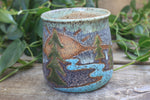 Load image into Gallery viewer, Glacial River Sunset Mug, 19 oz
