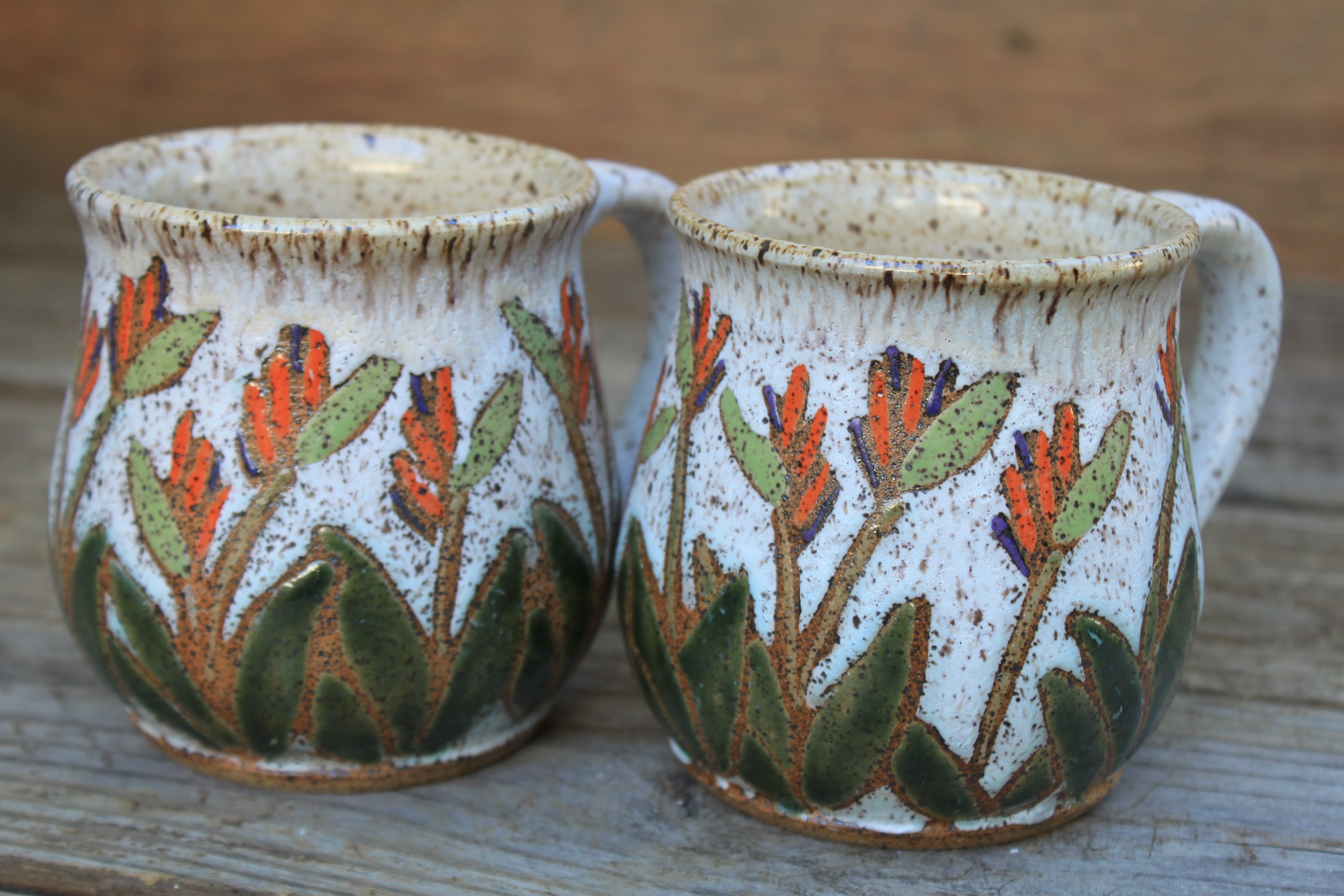 Bird of Paradise Mugs - sold separately, 19.5 oz