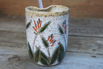 Load image into Gallery viewer, Bird of Paradise Carved Straw Cup, 20 oz
