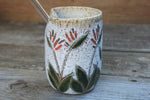 Load image into Gallery viewer, Bird of Paradise Carved Straw Cup, 20 oz
