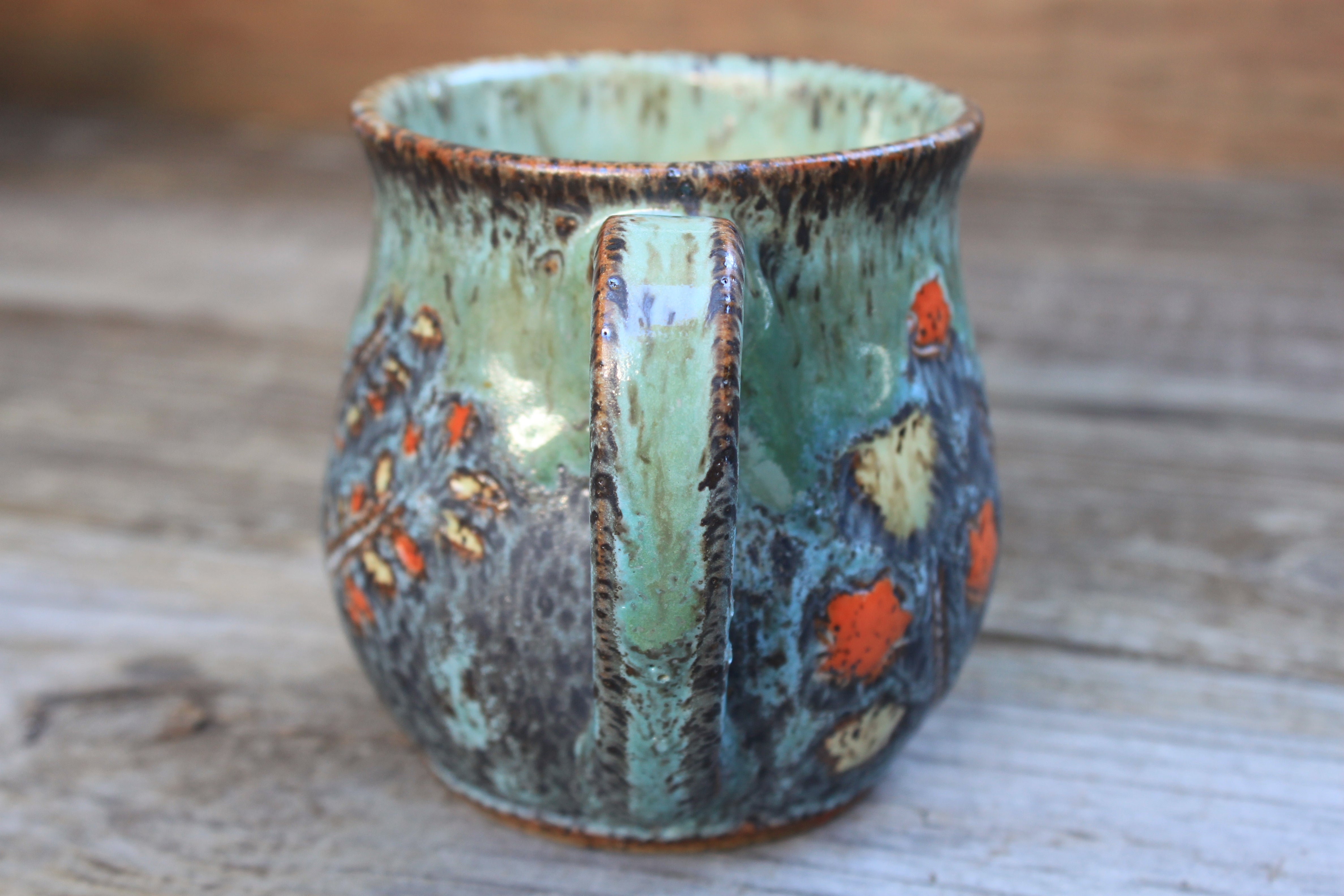 Seconds Sale! Fall Foliage Mug, 15 oz