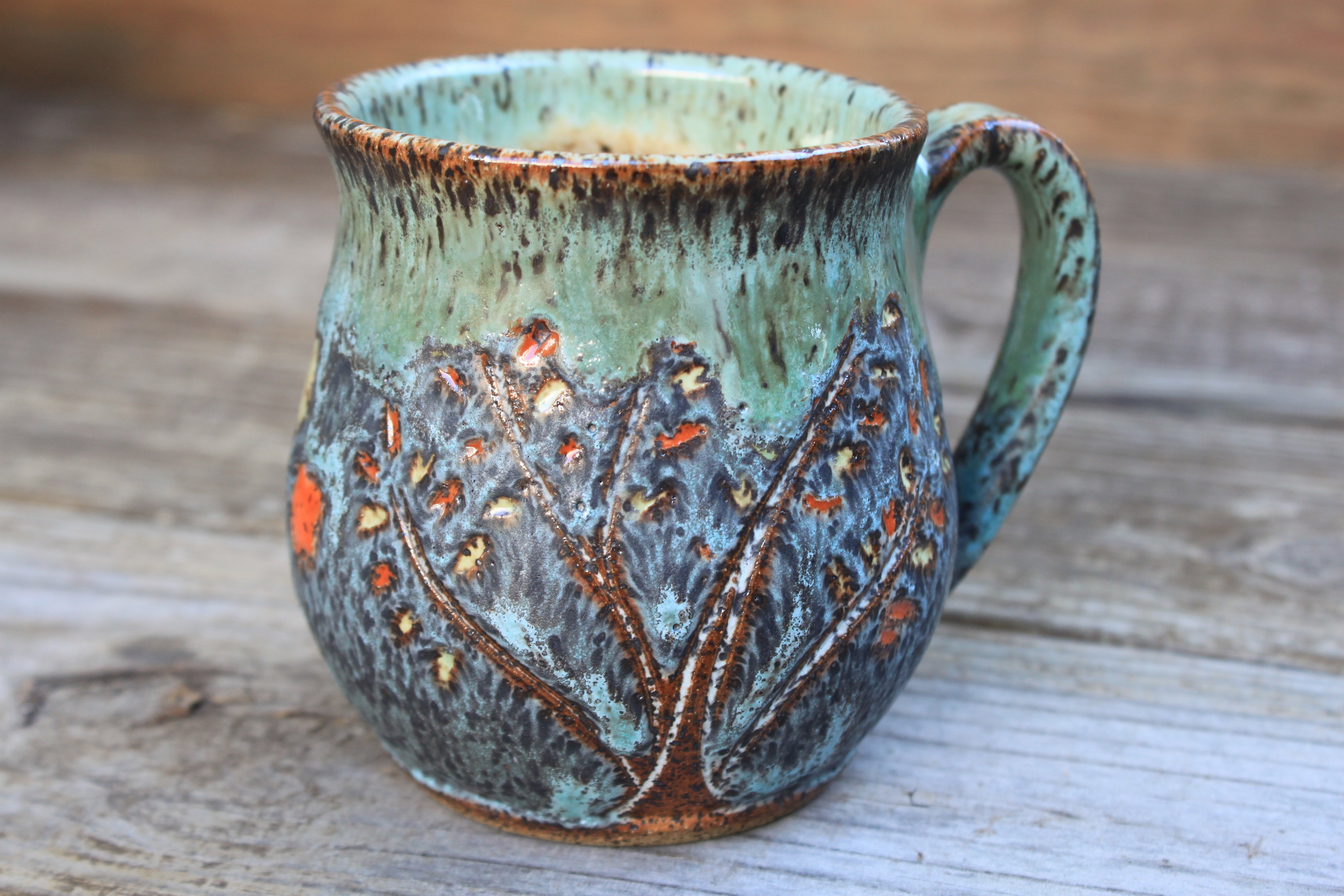 Seconds Sale! Fall Foliage Mug, 15 oz