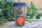 Load image into Gallery viewer, Root for Vegetables Rainbow Travel Mug, 18 oz
