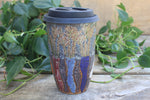 Load image into Gallery viewer, Root for Vegetables Rainbow Travel Mug, 18 oz

