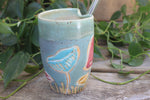 Load image into Gallery viewer, Mushroom Madness Carved Straw Cup, 12 oz
