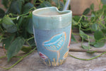 Load image into Gallery viewer, Mushroom Madness Carved Straw Cup, 12 oz
