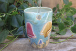 Load image into Gallery viewer, Mushroom Madness Carved Straw Cup, 12 oz
