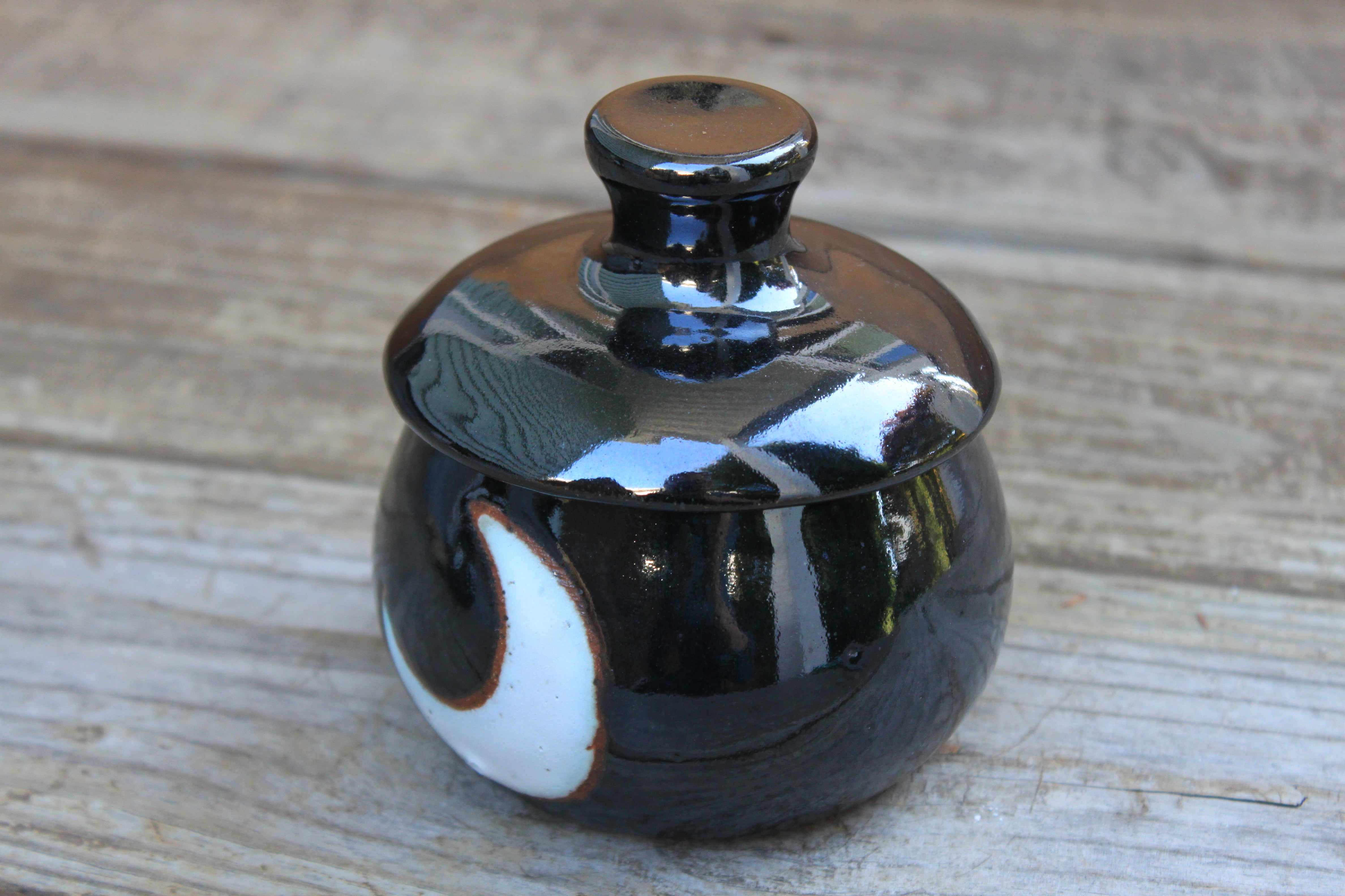 Moonlit Dark Nights Lidded Jar