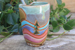 Load image into Gallery viewer, Rainbow Fields and Evergreen Dreams Straw Cup, 15 oz
