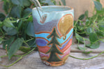 Load image into Gallery viewer, Rainbow Fields and Evergreen Dreams Straw Cup, 15 oz
